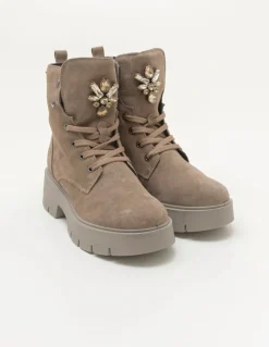 ANFIBI CAMOSCIO APPLICAZIONE STRASS