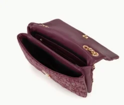 BORSA A SPALLA DRAM VINO