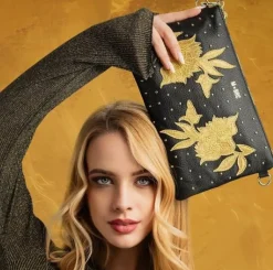 BORSE A MANO POCHETTE M*BRC BY MASSIMO BRACCIALINI BOLERO NERA