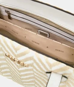 BORSE A MANO SILVANA RAFIA BIANCA