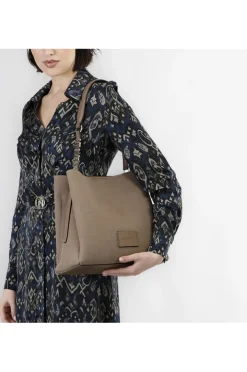 BORSE A SPALLA EFFETTO SUEDE TUPE