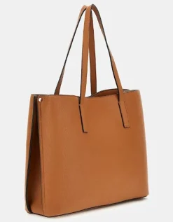 BORSE SHOPPING GUESS MERIDIAN COGNAC