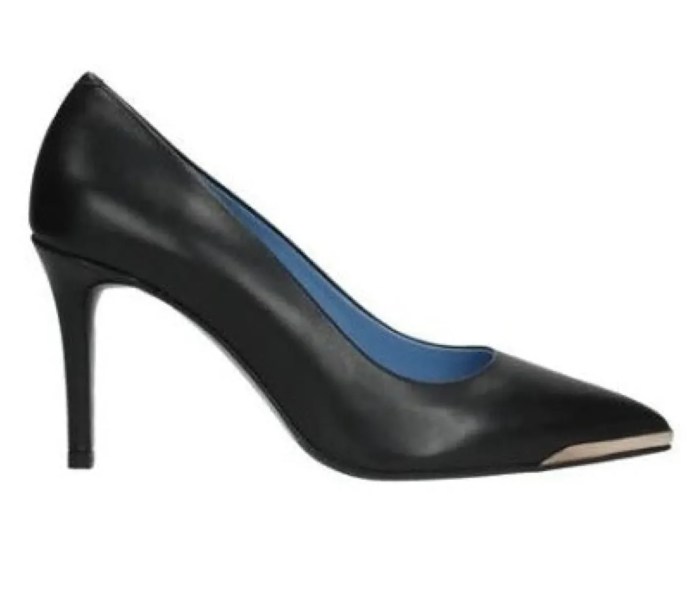 DECOLLETE' NERA DETTAGLIO METALLO