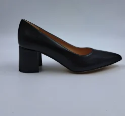 DECOLLETE' NERA TACCO QUADRATO