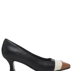 DECOLLETE' PELLE BICOLOR