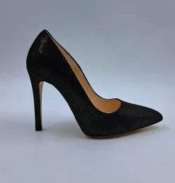 DECOLLETE TESSUTO NERO LUX