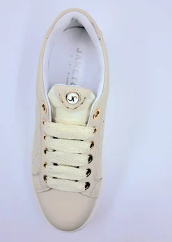 JANET&JANET SNEAKERS PELLE BEIGE