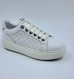 JANET&JANET SNEAKERS PELLE BIANCA