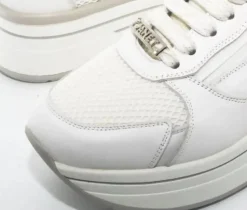 JANET&JANET SNEAKERS PELLE E TESSUTO TECNICO