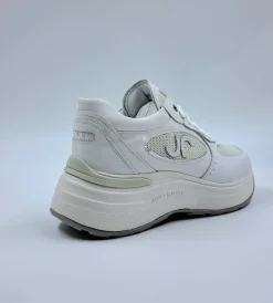 JANET&JANET SNEAKERS PELLE TESSUTO TECNICO
