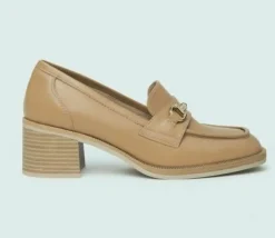 MOCASSINI IN PELLE CON FIBBIA GOLD