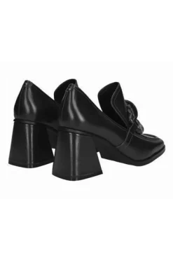 MOCASSINI PELLE CON APPLICAZIONE MAXI CATENA