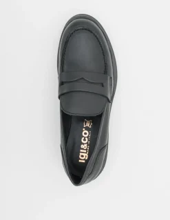 MOCASSINI PELLE MORBIDA NERA