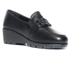 MOCASSINI PELLE TACCO ZEPPA