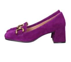 MOCASSINI VALENCIA IN CAMOSCIO VIOLA