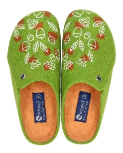 PANTOFOLE CERVINIA BIOLIGHT VERDE