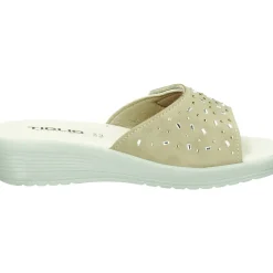 PANTOFOLE COMFORT STRASS GHIACCIO