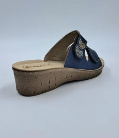 PANTOFOLE INBLU DOPPIO STRAPPO STRASS