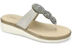 PANTOFOLE INFRADITO STRASS GHIACCIO