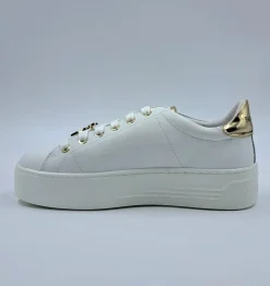 PATRIZIA PEPE SNEAKERS PELLE CHARMS CATENA GOLD