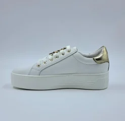 PATRIZIA PEPE SNEAKERS PELLE LOGO METALLO STRASS