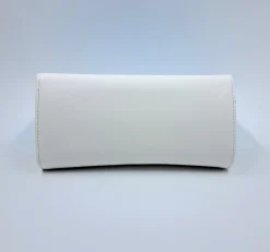 POCHETTE BIANCA CON DETTAGLI STRASS