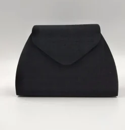 POCHETTE IN SATIN CON QUADRI