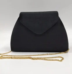 POCHETTE IN SATIN CON QUADRI