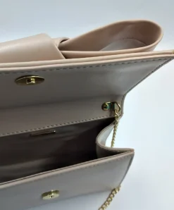 POCHETTE NUDE DETTAGLIO FIOCCO
