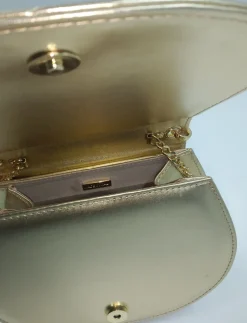 POCHETTE PLATINO MANICO STRASS