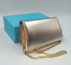 POCHETTE RAME CON FIOCCO STRASS