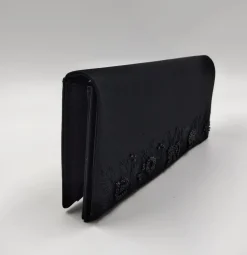 POCHETTE RASO DECORAZIONE PERLINE