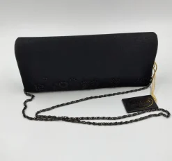 POCHETTE RASO DECORAZIONE PERLINE