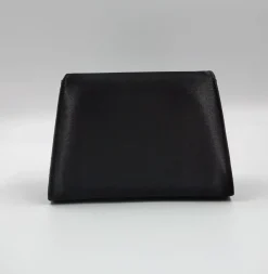 POCHETTE TESSUTO NERO DETTAGLIO LUX