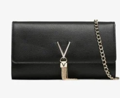 POCHETTE TRACOLLE DIVINA RETTANGOLARE NERA