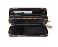 PORTAFOGLI RELAX LOGO LETTERING BLACK