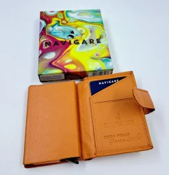 PORTAFOGLIO CARTE CREDIT ARANCIO