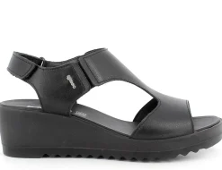 SANDALI CALYPSO PELLE NERA