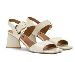 SANDALI CARRY CITY PELLE LUCIDA TALCO