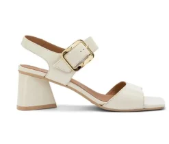 SANDALI CARRY CITY PELLE LUCIDA TALCO