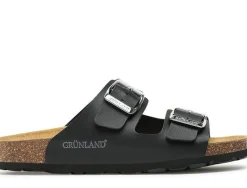 SANDALI DOPPIA FIBBIA NERO