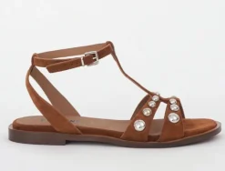 SANDALI ETOILE BOULES BRANDY