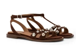 SANDALI ETOILE BOULES CAFFE