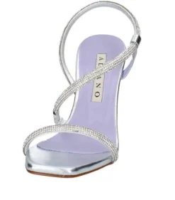 SANDALI FASCIA STRASS ARGENTO