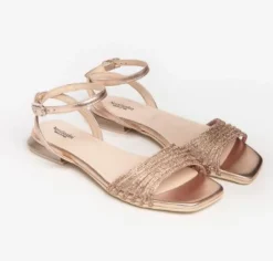 SANDALI FLAT FASCE STRASS PHARD