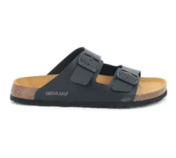 SANDALI GRUNLAND BOBO DOPPIA FIBBIA NERO
