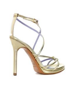 SANDALI INTRECCI PLATINO