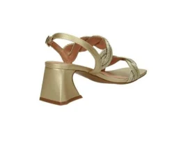SANDALI LARA TRECCIA ORO