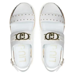 SANDALI MAXI WONDER MINI BORCHIE BIANCO