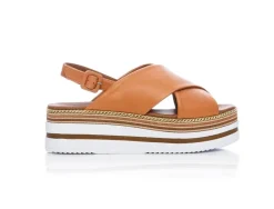 SANDALI PELLE MORBIDA CON DECORAZIONE MINI CATENA